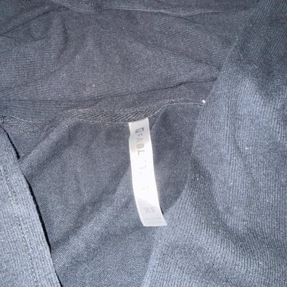 Fabletics Black Open-Front Cardigan - Picture 2 of 4